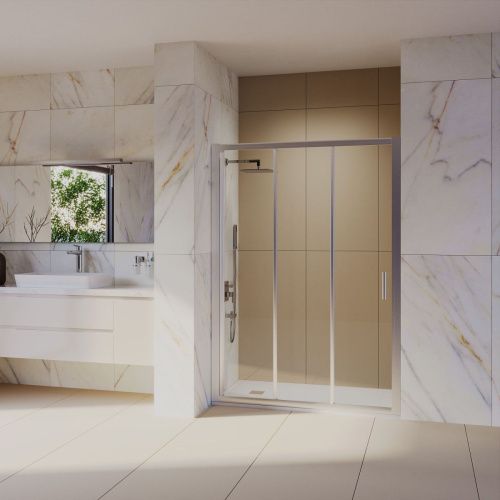 Душевая дверь RGW Classic 410911108-11 80х185 стекло прозрачное профиль хром - фото 2