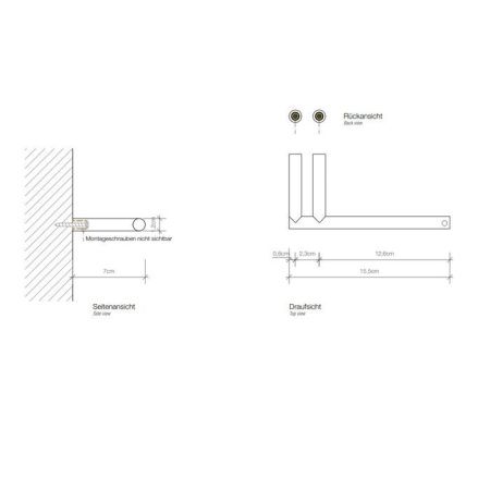 Бумагодержатель Decor Walther Mikado 520276