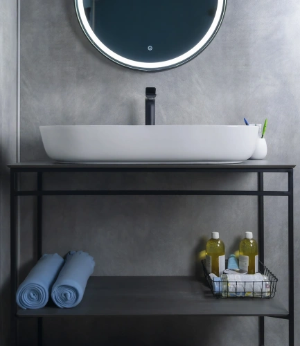 Раковина керамическая Gid Lago 51200 80х40 накладная цвет белый без отверстий под смеситель - фото 2