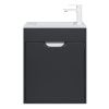 Тумба под раковину Uperwood Modul 2930205360 50х20 подвесная цвет черный