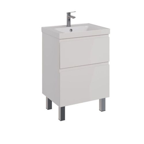 Тумба под раковину LeMark Veon LM01V60T 60х40 напольная цвет белый - фото 5