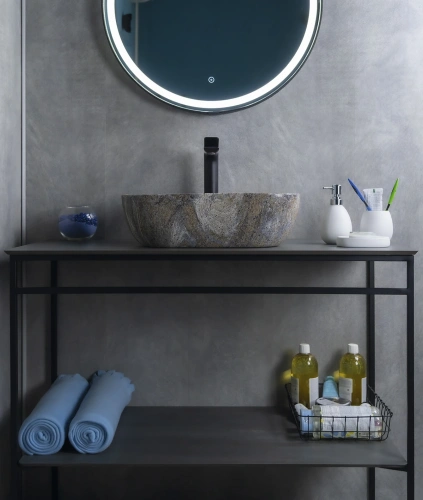 Раковина керамическая Gid Geométrico 54474 50х30 накладная цвет многоцветный без отверстий под смеситель - фото 2