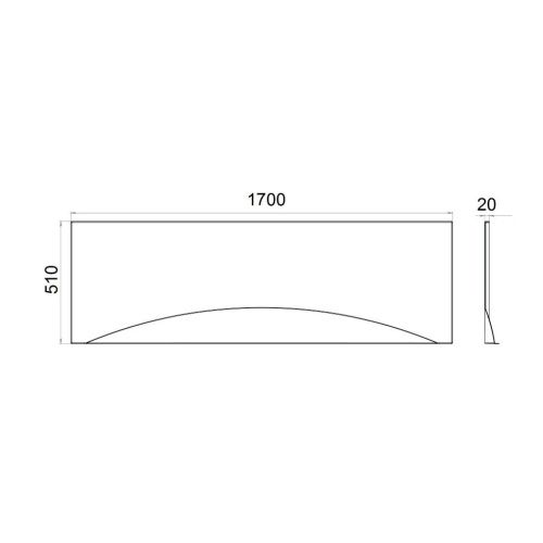 Экран фронтальный для ванны Тритон Щ0000050167 - фото 2
