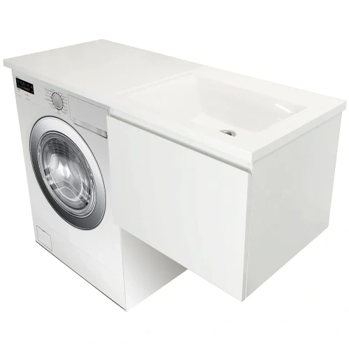 Тумба с раковиной Эстет Dallas Luxe ФР-00009840 80х50 напольная цвет белый - фото 4