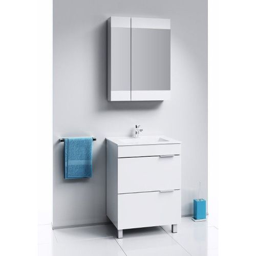 Зеркало-шкаф Aqwella Y Br.04.06/W 60х80 подвесной цвет белый - фото 4