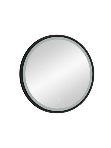 Зеркало Continent Style Black ЗЛП1016 60х60 подвесное - фото 4