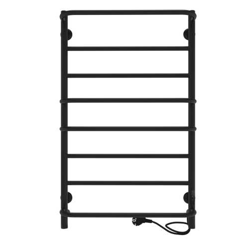 Полотенцесушитель электрический Indigo Europe Lux LELLE80-50BRRt 55х80 черный - фото 5