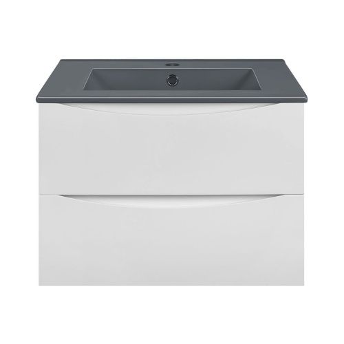 Тумба под раковину Vincea Mia VMC-2MC600GW 60х50 подвесная цвет белый - фото 3