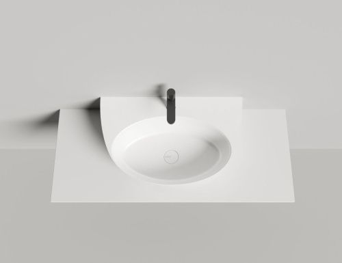 Раковина из искусственного камня S-Stone Salini ALDA 140323MF 70х50 накладная цвет мультиколор - фото 3