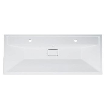 Раковина из искусственного камня Am.Pm Inspire V2.0 M50AWPX1201WG 120х50 встраиваемая цвет белый 2 отверстия под смеситель