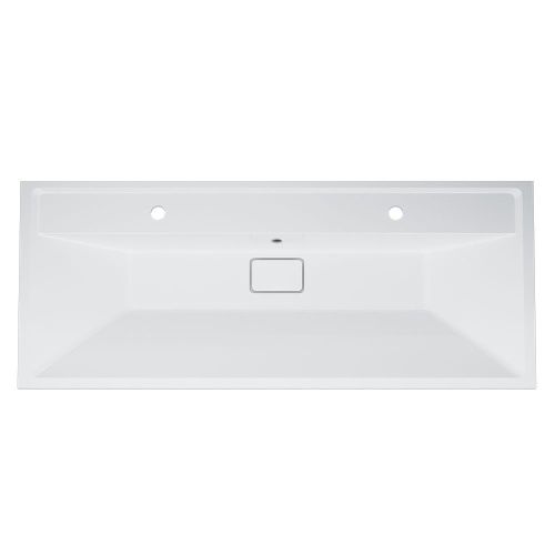 Раковина из искусственного камня Am.Pm Inspire V2.0 M50AWPX1201WG 120х50 встраиваемая цвет белый 2 отверстия под смеситель