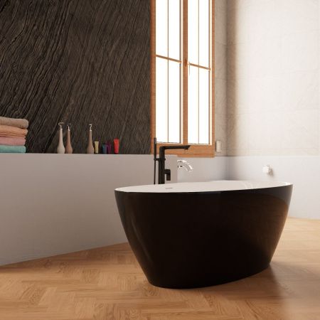 Ванна акриловая Frank 12526 170х80 отдельностоящая овальная с ножками