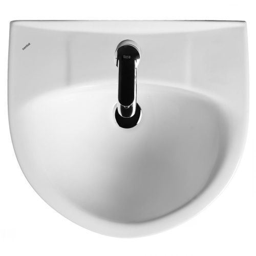 Раковина керамическая Onika Канны 1WH110243 50х50 накладная цвет белый 1 отверстие под смеситель - фото 2