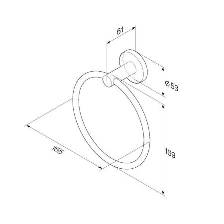 Полотенцедержатель Am.Pm X-Joy A85A34400