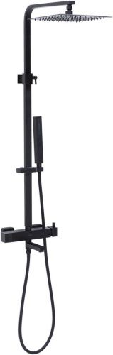 Душевая стойка Allen Brau Infinity 5.21029-31 настенная цвет черный - фото 3