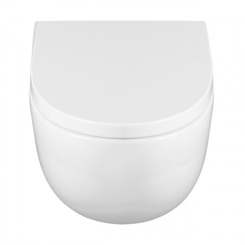Чаша унитаза подвесная Roca Meridian 7346248000 цвет белый без сиденья смыв торнадо - фото 5
