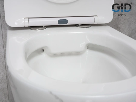 Унитаз подвесной Gid Convexo 62228Y черный с сиденьем микролифт безободковый смыв торнадо