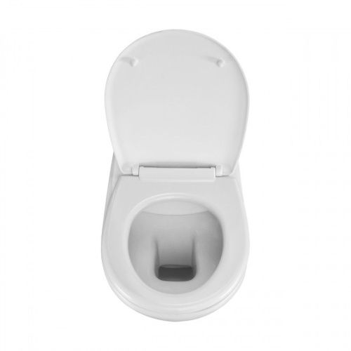 Чаша унитаза подвесная Jika Dino 8213770000001 цвет белый без сиденья безободковая душевой смыв - фото 3