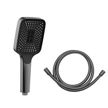 Душевой гарнитур Vincea  VSHN-41HGM настенный вороненая сталь