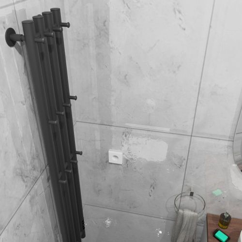 Полотенцесушитель электрический Altasan АргоЛюкс АргоЛюкс12021ЧМ 20х120 черный - фото 3