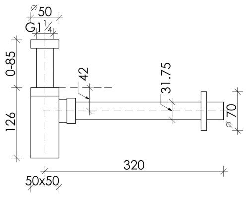 Сифон для раковины Ceramica Nova 70002CH хром - фото 5