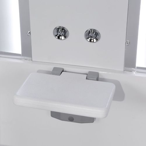 Душевой бокс AvaCan  EM4517LED+GM 170х90 стекло с рисунком профиль хром - фото 4