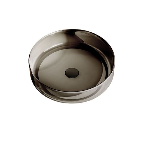 Раковина из полиэфирной смолы Vincea VBS-6T16B 50х50 накладная цвет черный без отверстий под смеситель - фото 4