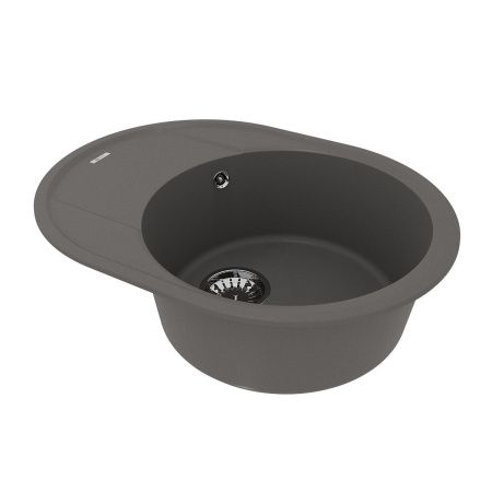 Кухонная мойка LeMark Lacha 620 9910053 60х45 цвет серый поверхность матовая