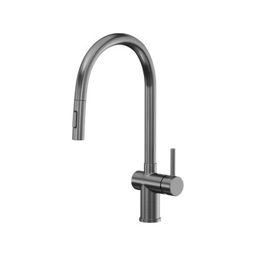 Смеситель для кухни Reflexion Lago RX9904BL на мойку вороненая сталь - фото 2