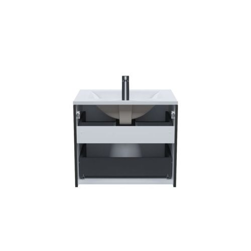 Тумба с раковиной Iddis Bild BIL60G0i95K 60х50 подвесная цвет серый - фото 3