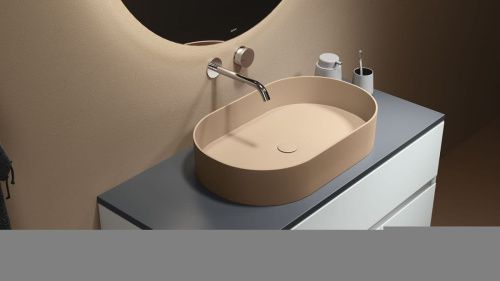 Раковина из искусственного камня Zenon Esla 4000.000.000.000.09342 60х40 накладная цвет белый - фото 5