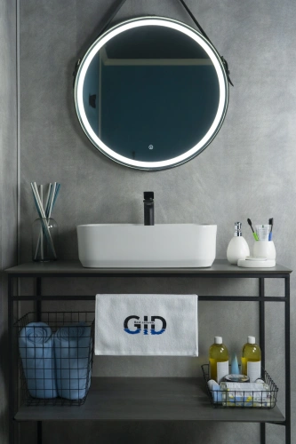 Раковина керамическая Gid Geométrico 51155 50х40 накладная цвет белый 1 отверстие под смеситель - фото 3