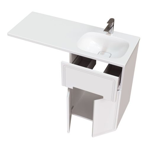 Тумба под раковину Taliente Olejo TA-MBO-60NR-blanco 50х50 напольная цвет белый - фото 2