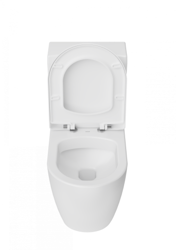 Чаша унитаза напольная Creavit Grande GR360-11CB00E-0000 цвет белый без бачка без сиденья душевой смыв - фото 3