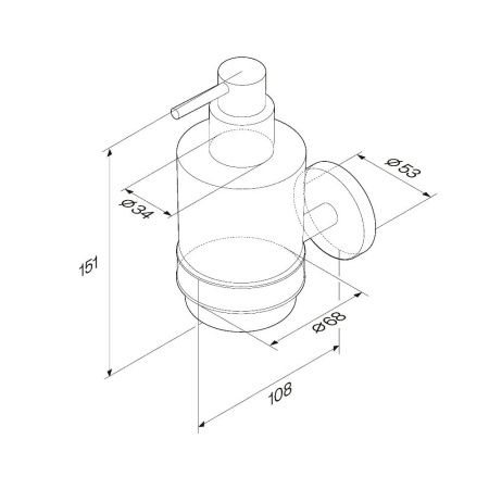 Дозатор Am.Pm X-Joy A85A36900