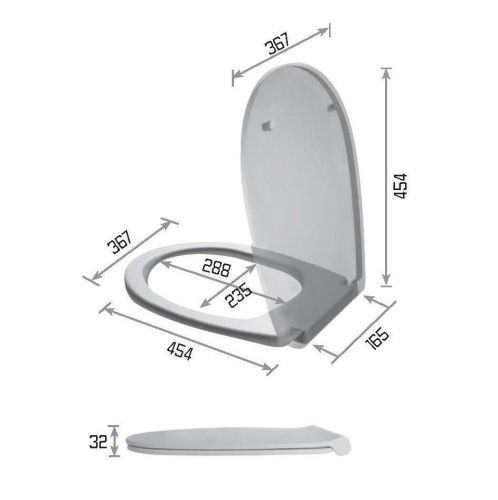 Крышка сиденье Galassia Eden 7254 - фото 2