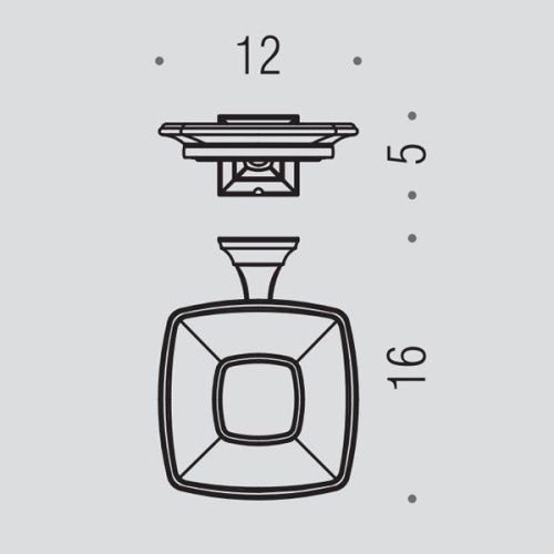 Мыльница Colombo Portofino B3201.CR-VAN - фото 2