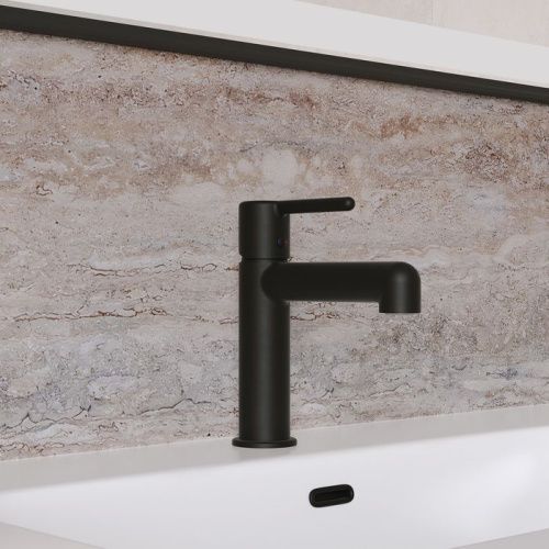 Смеситель IDDIS Aiger AIGBL00i01 на раковину черный - фото 2