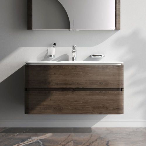 Тумба под раковину Am.Pm Sensation M30FHX1002TF 100х50 подвесная цвет коричневый