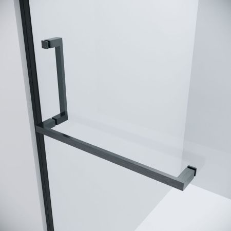 Душевой уголок Grossman Pragma 120.K33.03.1290.42.00 120х90 стекло прозрачное профиль графит без поддона