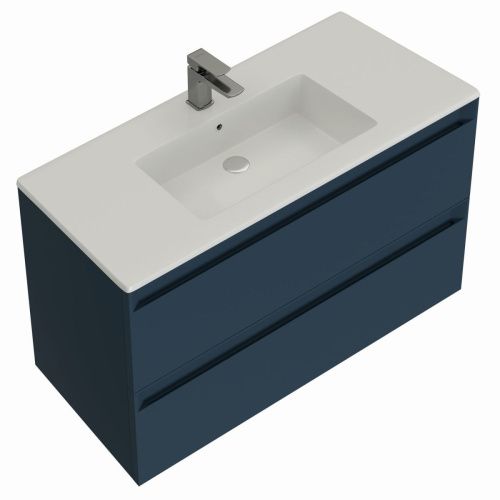 Тумба под раковину Allen Brau Eclipse 2.0 1.E1002.BGM 2.0 80х50 подвесная цвет синий - фото 4