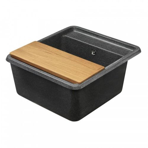 Кухонная мойка Aquaton Беллис 1A724932BS210 55х50 цвет серый - фото 4