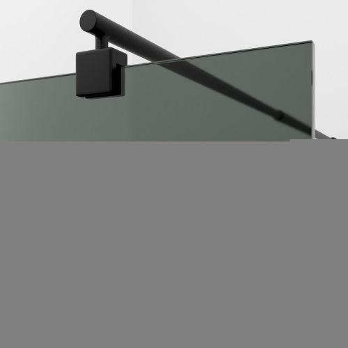 Душевая перегородка Wasserkraft Rur 30W 30W40MB-TG 120х200 стекло тонированное профиль черный - фото 2