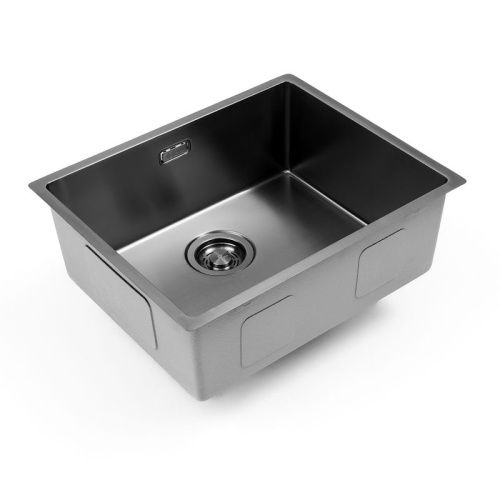 Кухонная мойка Grandex Aqua 5011363 55х45 цвет серый поверхность матовая - фото 4