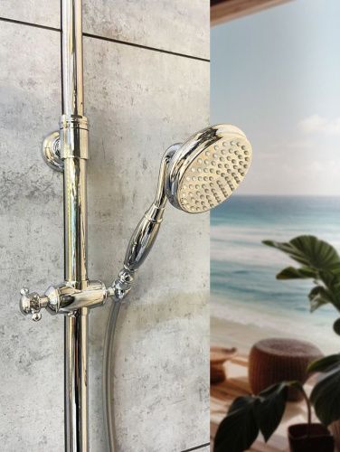 Душевая стойка AltroBagno Opera AltroBagnoOpera030205Cr настенная цвет хром - фото 5