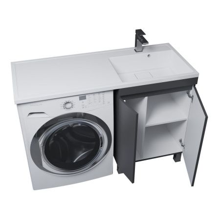 Тумба под раковину Uperwood Magenta 5930205167 50х50 напольная цвет черный