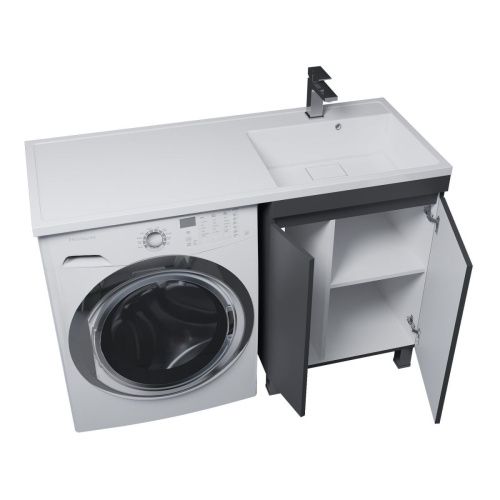 Тумба с раковиной Uperwood Magenta 52930205158 120х50 цвет черный - фото 4