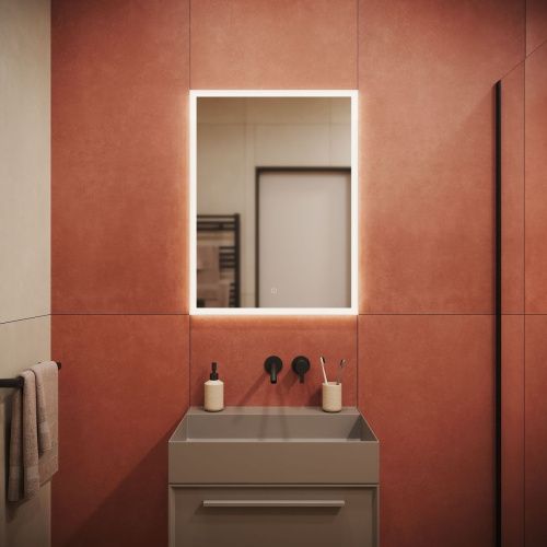 Зеркало с подсветкой Sancos Palace PA600 60х80 подвесное - фото 2