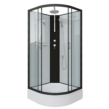 Душевая кабина Niagara Classic 67031414BKT 80х80 четверть круга без крыши ориентация универсальная