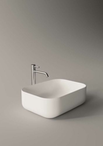 Раковина керамическая Alice Unica 32190108 50х40 накладная цвет черный без отверстий под смеситель - фото 4